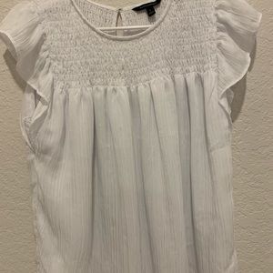 Banana Republic Smocked Top Size L